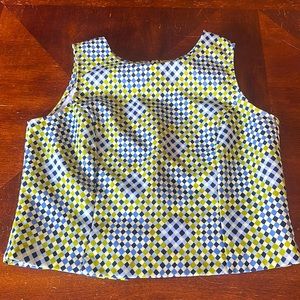 Women’s Green & Blue Blouse NWOT